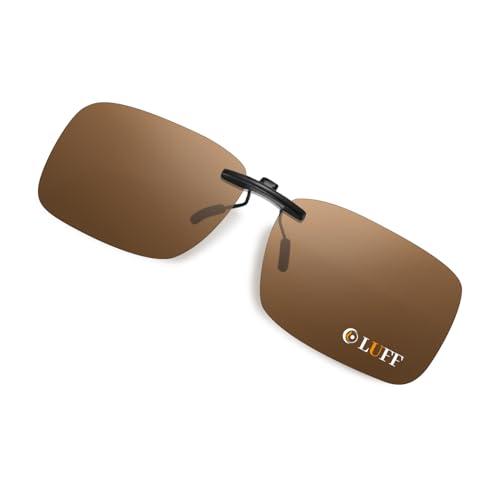 LUFF Clip Unisex Polarizzata su Occhiali da Sole per Occhiali da Vista-Buoni Occhiali da Sole Stile clip per Occhiali Miopia all'Aperto/Guida/Pesca