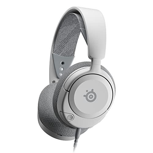 SteelSeries Arctis Nova 1 - Cuffie da gaming multisistema - Driver Hi-Fi - Audio spaziale a 360° - Cuscinetti auricolari in memory foam - Ultra leggere - PC, PS5, PS4, Switch, Xbox - Bianco