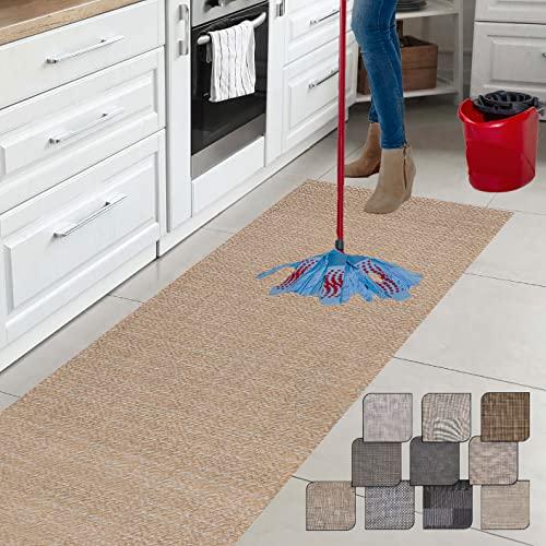 Tappeto passatoia Cucina Lavabile Lucy - Antiscivolo aderisce Perfettamente  a Terra Non Piega Si pulisce con straccio - tappeti casa Moderno (50X240,  66)
