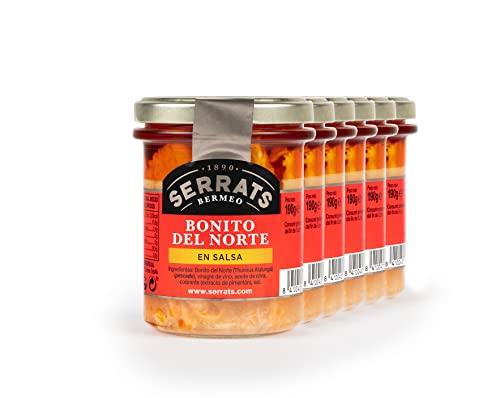 6 unità - SERRATS - Tonno Bianco in salsa 190g