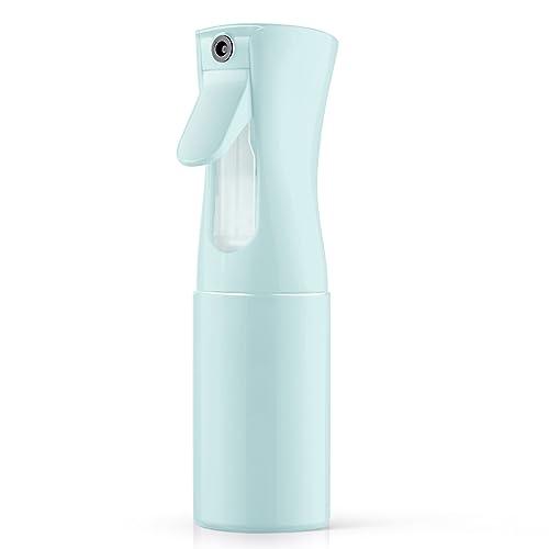 URAQT Bottiglia Spray Capelli, 200ML Bottigliette Spray Flacone Spray Continuo Fine, Spray Bottle Spruzzino Capelli Riutilizzabile Strumento Capelli, per Barbiere, Piante, Fiori(Azzurro)