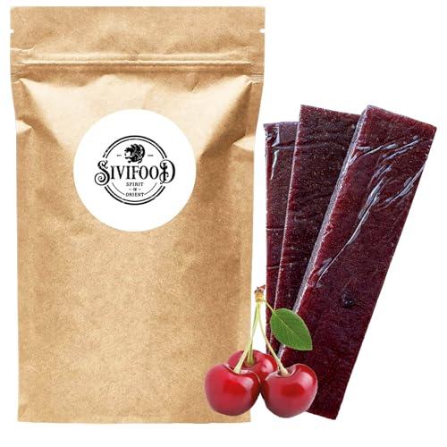 SIVIFOOD Fruit Bar Lavashak confezione da 3 - pasta di frutta secca pressata in Fruit Bars Fruit Mix dolci vegani gusto melograno orientale aspro fruttato 240g (amarena)