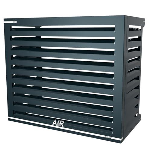 Box Air Klima Cover Clima Blade S Antracite – Copri Condizionatore Esterno in Alluminio Composito, Staffe INOX Regolabili, Installazione a Parete, Protezione Unità Esterna