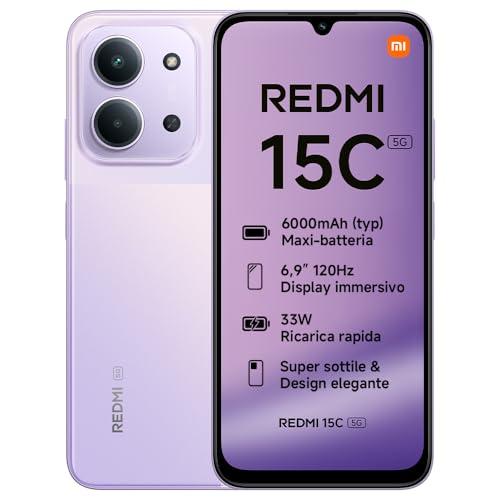 XIAOMI REDMI 15C 5G, Smartphone 4+128GB, Viola, Display 6,9