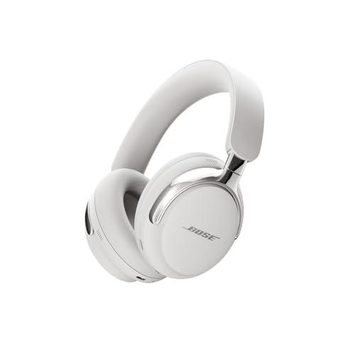 Bose Nuove QuietComfort Ultra (2ª Gen) cuffie wireless over-ear con Bluetooth, audio spaziale, cancellazione del rumore, microfono, durata della batteria fino a 30 ore, bianco fumo