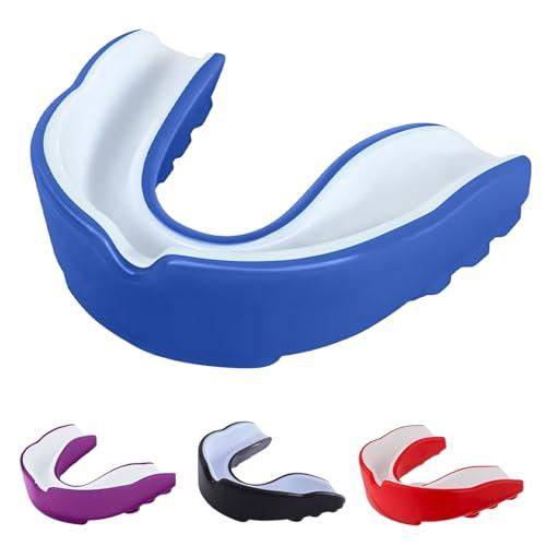 JYNVO 4 paradenti sportivi, paradenti sportivi per bambini per tutti gli sport di contatto completo tra cui rugby, boxe, arti marziali, hockey, MMA, taekwondo