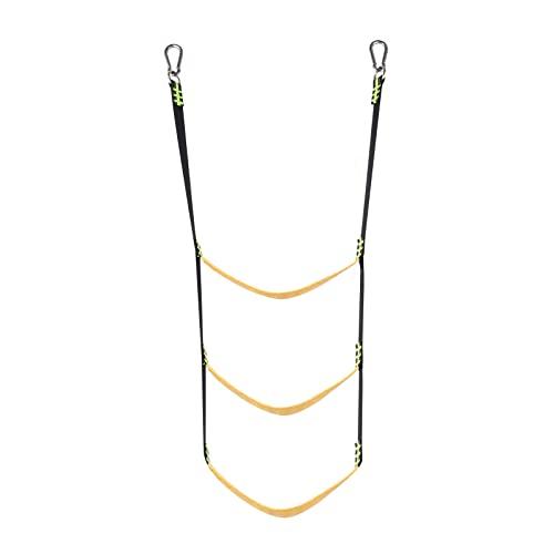 Scala in corda marina, 3 gradini per barca, portatile, rimovibile, per arrampicata, per caccia, barche da pesca, gommoni, kayak, motoscafo, canoa