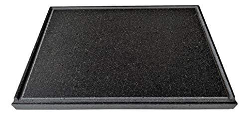 PIASTRA IN PIETRA LAVICA Ollare - Refrattaria dell’Etna per Forno Elettrico & Gas, Barbecue, Bistecchiera per Pizza e Carne – Misure a Scelta (40X30 CM2)
