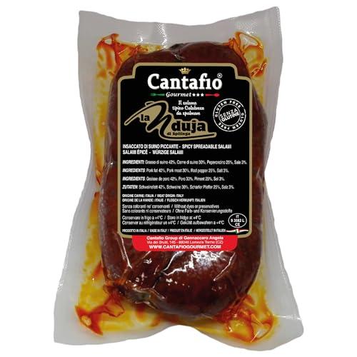 Cantafio Gourmet Nduja Calabrese di Spilinga piccante in budello (1 budello)
