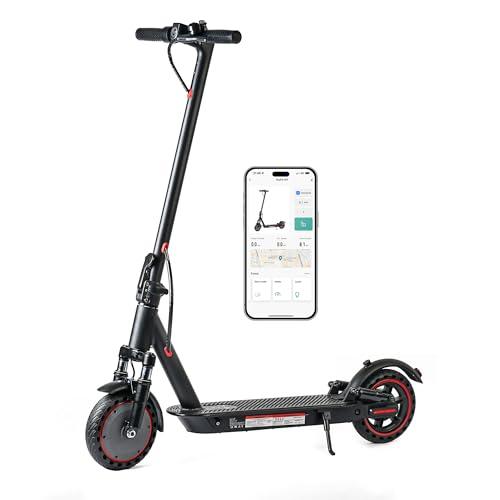 Monopattino elettrico da adulti con controllo APP, doppio sistema di frenata,30 km autonomia, carico 120 kg, 3 veloci