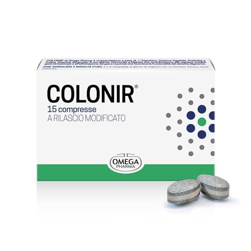 Omega Pharma - Colonir, Integratore Alimentare Utile per Favorire la Regolare Motilità Gastrointestinale e l'Eliminazione dei Gas - 15 Compresse