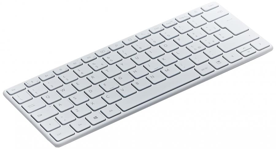 Microsoft 21Y-00040 Designer Compact Bluetooth Keyboard, White