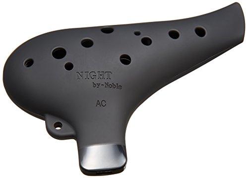 Night By Noble - Ocarina in plastica con finitura in gomma nera