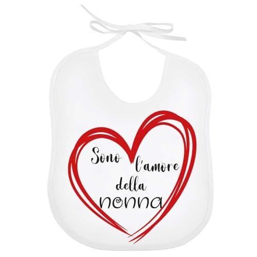 La Ruotante Bavaglino miglior nonna amore cocco leggere bavetta regalo nascita (2)