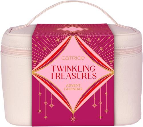 Calendario dell’Avvento Catrice TWINKLING TREASURES, calendario beauty, 24 sorprese make-up esclusive, regalo festivo, edizione limitata