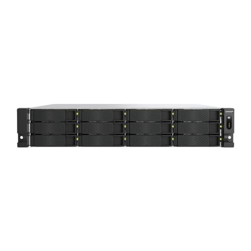 QNAP TS-H1277AXU-RP NAS Rack (2 U) Ethernet/LAN Noir E-2136