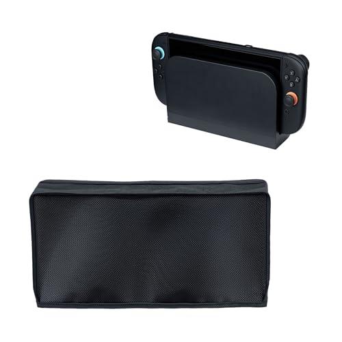 Tolesum Copertura Antipolvere Protettivo per Switch 2,Cover Accessorio Antigraffio e Impermeabile per Switch 2 Console & Charging Dock-nero