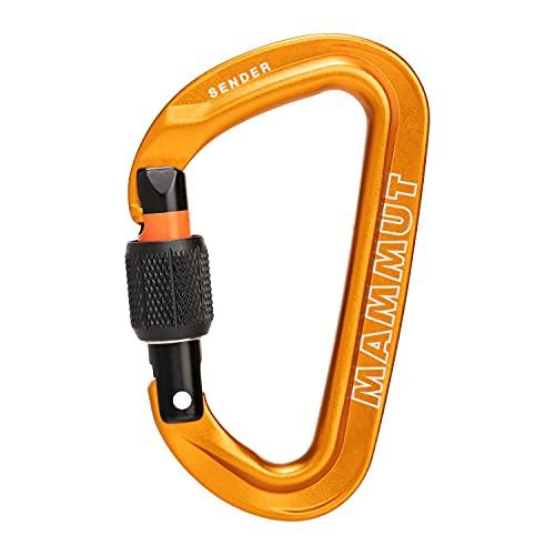 Mammut Sender Screwgate Carabiner Gold Screw Gate
