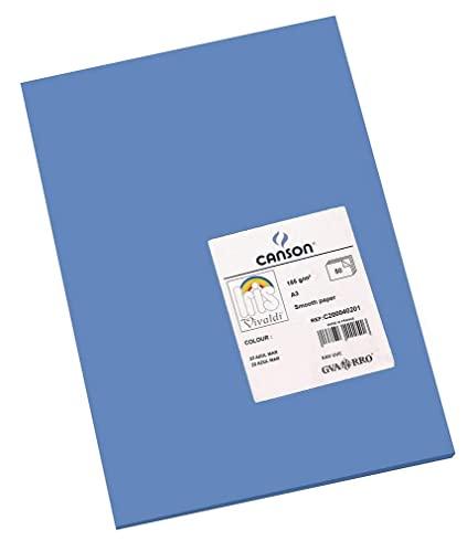 Guarro Canson 200040201 Foglio A3, Confezione da 50 Pezzi, Blu