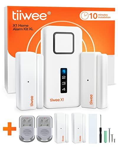 tiiwee Home Alarm Systems - Kit di allarme con finestra o sensori e telecomando