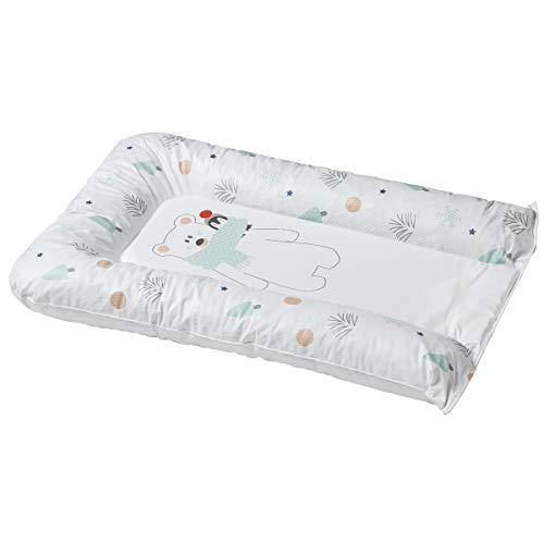 babyCalin Fasciatoio Fiocchi di Neve Stelle Grigie 50 x 70 cm, 0.68 milliliters, 1 Piece, 1
