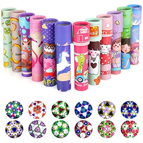 AUAUY Caleidoscopio di Carta Classica, Caleidoscopi Gioco Educativo per Bambini, Caleidoscopio Magico, Giocattolo per Feste per Bambini, Regalo di Compleanno Capodanno per Bambini