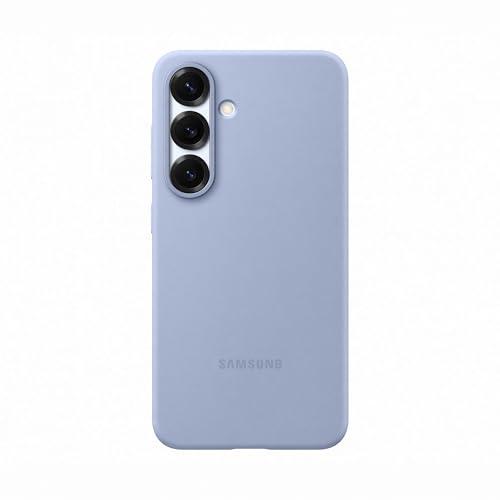 SAMSUNG Silicone Case cover colorata in silicone per Galaxy S25, Light Blue