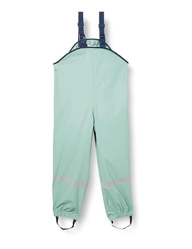 Playshoes Pantaloni Fango, Salopette Antipioggia, Sfoderati, Unisex - Bambini e ragazzi, Verde Pastello, 116