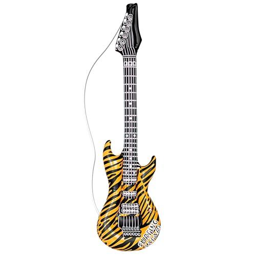 W WIDMANN MILANO Party Fashion - Chitarra gonfiabile, lunghezza circa 105 cm, strumento, air guitar, festa a tema, carnevale