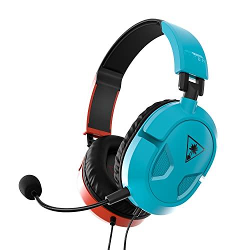 Turtle Beach Recon 50 rosse/blu Cuffie da gioco per PS5, PS4, Xbox Series X|S, Xbox One e PC