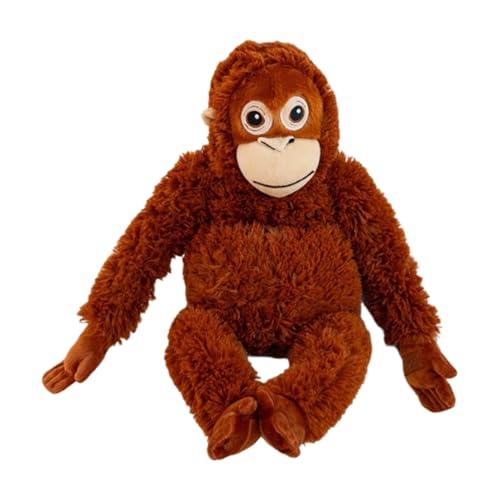 Generico Peluche Scimmia - Giocattolo Scimmia con Mani Magnetiche per Tendaggi,Morbido Pupazzo Cartone Animato Decorazione Bambini Camera Letto Tende Casa Arredamento