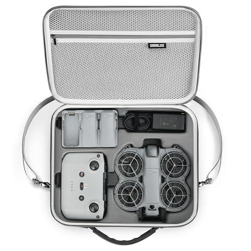 STARTRC Neo 2 Borsa, Custodia PU Portatile per DJI Neo 2 Fly More Combo Accessori, Borsa da Trasporto per Droni DJI Neo 2 Compatibile con Controller RC-N3/N, Batteria Neo 2, Stazione di Ricarica a Due