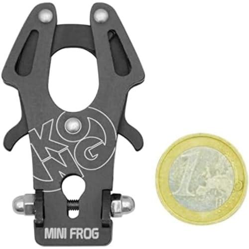 Kong. Mini Frog. Originale. Piccolo Moschettone con Chiusura Automatica. Moschettone Leggero Ideale per Guinzaglio, Fotocamera, Longe Porta-Attrezzi. Prodotto in Italia. Peso 20 grammi