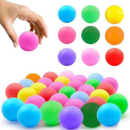 Zyluniy Table Tennis Balls, 30 pezzi palline ping pong colorate, 40 mm palline da ping pong colori misti palline divertenti per principianti, per giochi di festa in famiglia, Party Games