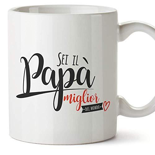 Mugffins Tazza papà (Miglior Padre del Mondo) - miglior Padre del Mondo - Idee Regali Originali Festa del papà