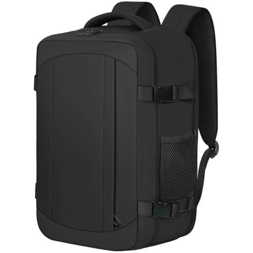 Ltemziiy Zaino da Viaggio 40x20x25 per Ryanair Bagaglio a Mano Aereo Piccolo - Zaini Casual Unisex, Borsa da Viaggio Travel Viaggio per Scuola Trekking Lavoro 20L - Nero