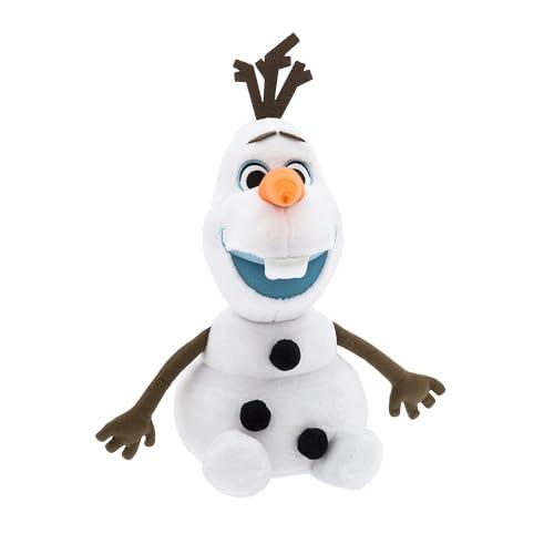 Disney Store Official Olaf Peluche Medio, Frozen: Il Regno di Ghiaccio, 38 cm, Bimbi, Adorabile Pupazzo di Neve Imbottito, Personaggio dei Cartoni Animati in Peluche e Fiocchi di Neve Scintillanti