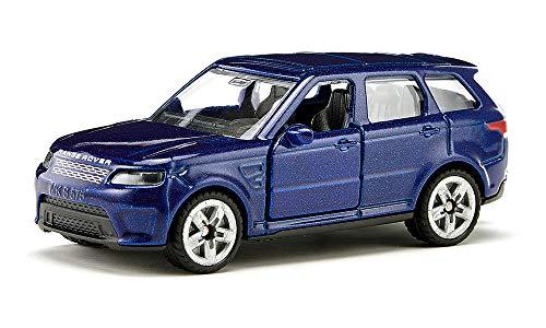 siku 1521, Range Rover, Metallo e Plastica, Blu, Gancio di traino, Compatibile con altri modellini siku della stessa scala di grandezza
