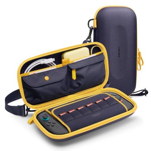 Spigen Custodia Nano Pop Pro Borsa da Viaggio Compatibile con Nintendo Switch 2 2025 - Blueberry Navy