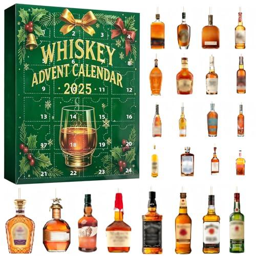Calendario dell'Avvento 3D 2025,Decorazioni Natalizie in Acrilico 3D con 24 Giorni di,Advent Calendar 2025 24 Days,Quotidiano Attraverso il Mondo dei Sapori di Whisky