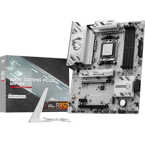 MSI B850 GAMING PLUS WIFI6E scheda madre ATX - supporta processori AMD Ryzen serie 9000/8000 / 7000 con socket AM5, DDR5 Memory Boost fino a 8200+ MT/s (OC), PCIe 4.0 x16, slot M.2 Gen5, Wi-Fi 6E e