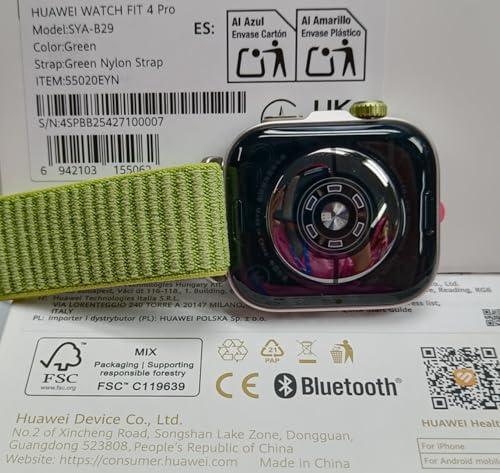 Montre connectée Huawei WATCH FIT 4 PRO GREEN