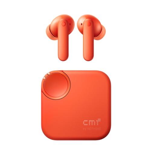 CMF by Nothing Buds 2 Auricolari Wireless con ANC Ibrido da 48 dB, Autonomia di 55 Ore, Driver PMI da 11mm, 6 Microfoni HD e Audio Spaziale, resistente ad acqua IP55 – Arancione