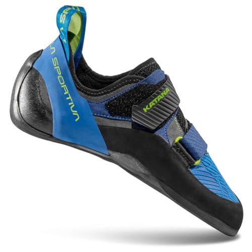 LA SPORTIVA Scarpette Arrampicata Katana, Electric Blue-Lime Punch, EU 42.5