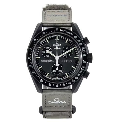 Swatch - Orologio Bioceramic Mission to Mercury, unisex, grigio, classico, grigio, Classico