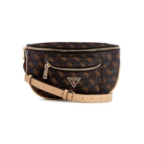GUESS Manhattan Belt Bag, Marsupio da Cintura da Donna, Marrone, Taglia Unica