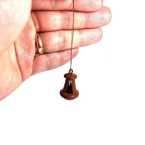 Lanterna palestinese per presepi e diorami con microlampada led 12V - DL93 (2x1,3 cm, Rosso)