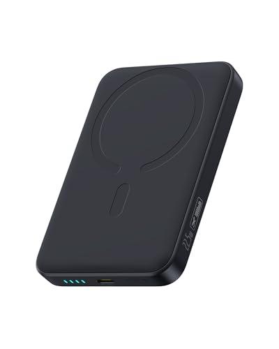 Baseus Enerfill MagSafe Power Bank 10000 mAh 22,5 W Magnetic Power Bank USB C, Batterie esterne senza fili, Mini Power Bank Compatibile con iPhone 16/15/14/13/12/Pro/Pro Max Serie, Nero