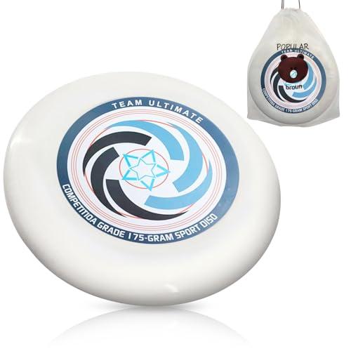 175g Frisbee competitivo, Frisbee definitivo, Frisbee da Ultimate， Frisbee da Professionale, Sport Divertenti all'Aria Aperta,Giocatori Occasionali e Professionisti (Borsa di stoccaggio)【Sezione B】
