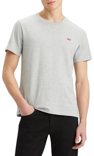 Levi's SS Original Housemark Tee, T-Shirt Uomo, Mid Tone Grey Heather Jersey, XL